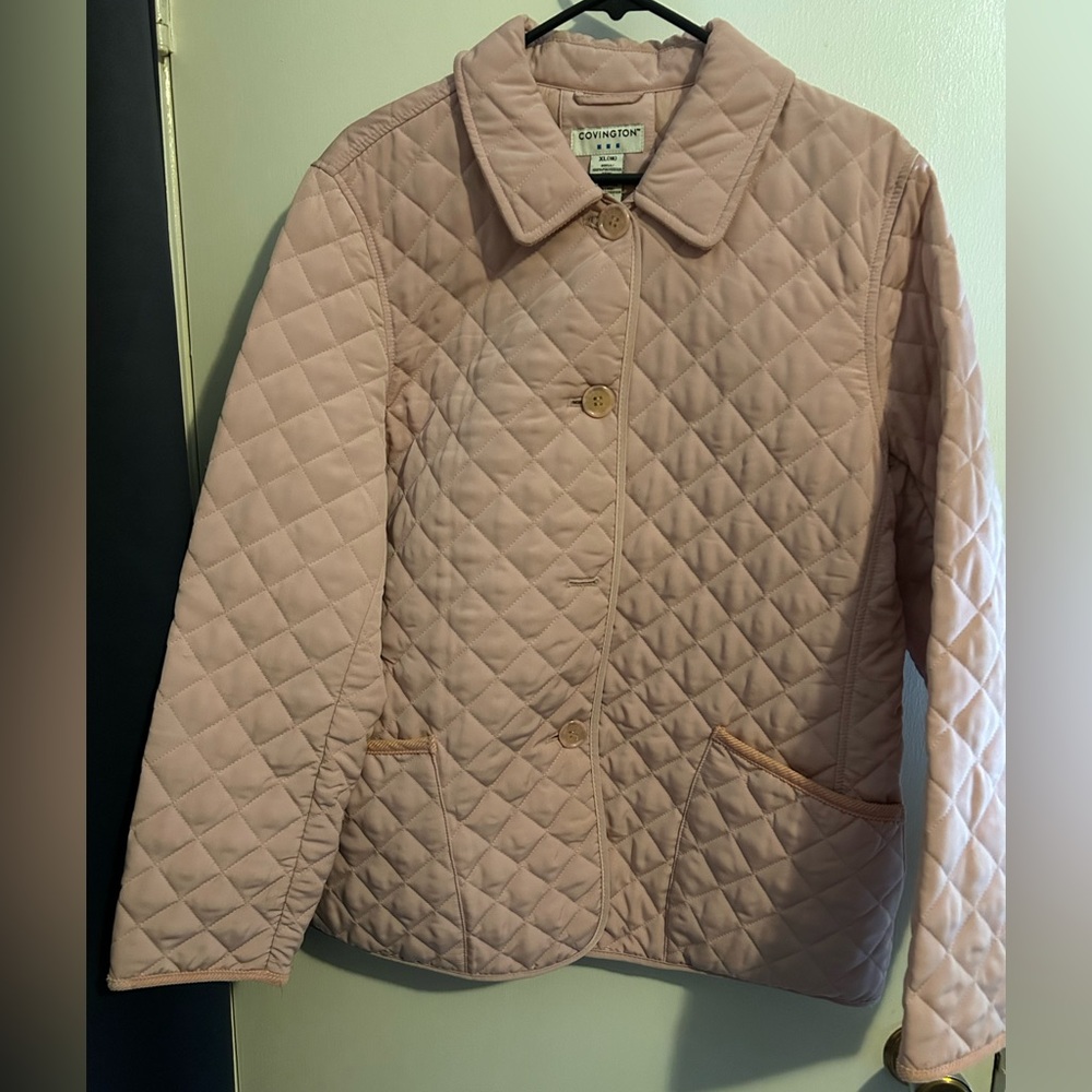 NWOT COVINGTON COAT SIZE XL PINK🧥